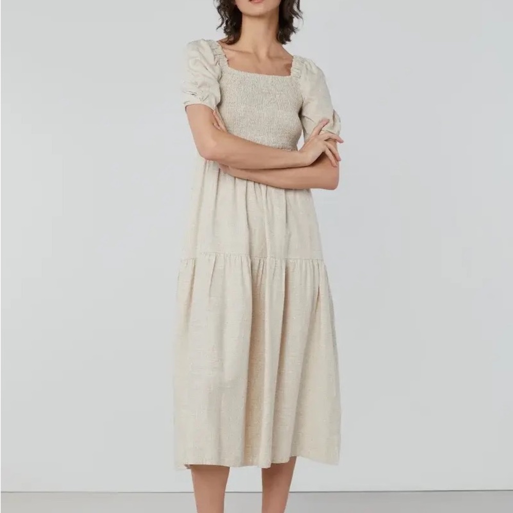OAK + FORT Linen Dress Size Small